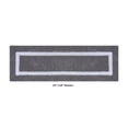 thumbnail image 3 of Better Trends 3 Piece Bathroom Rugs Set 100% Cotton Soft Bath Mat Water Absorbent, Reversible, Machine Washable for Home, Bathroom Decor Toilet Base Contour Mat, Hotel Multi Collection - Gray/White, 3 of 7