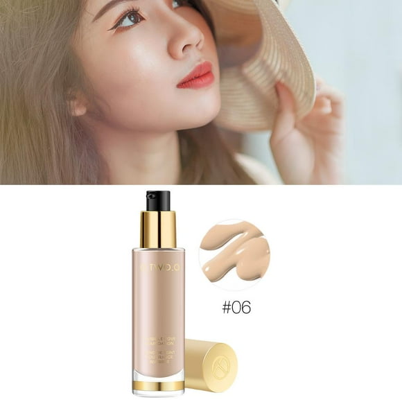 30ml Natural Liquid Foundation for Wrinkles Lines Oil Control , 06 shamjiam Base líquida
