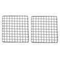 thumbnail image 1 of Paquete de 2 Wandteppichs para parrilla, Wandteppich para - Hoja de malla de parrilla material acero inoxidable resistente al calor para senderis shamjiam Estante de leña de malla para exteriores, 1 of 5