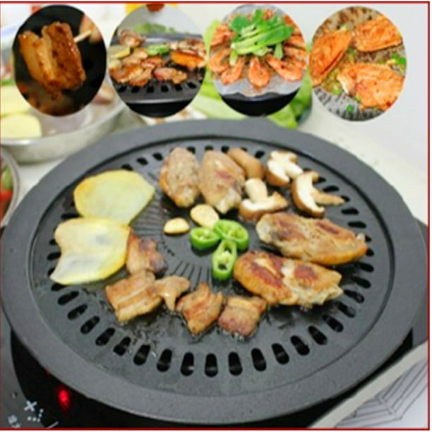 Kitchen Flower Portable Korean BBQ Grill Non Stick EGG and SAUCES