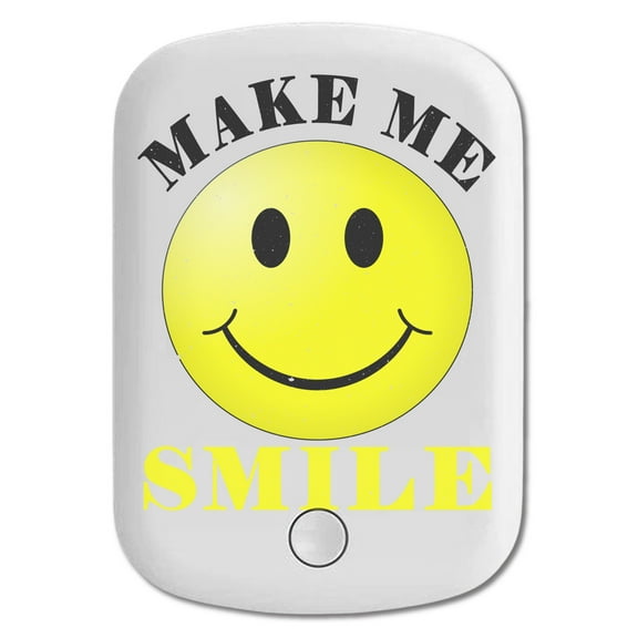 DistinctInk Magnetic Battery Pack, 5000 mAh Wireless Portable Charger with USB-C Cable, Compatible with MagSafe iPhone 14 / 13 / 12 Series - Make Me Smile