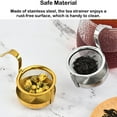 thumbnail image 2 of Unatoiry Rotating Tea Strainer Fine Mesh Filter Coffee Herb Sieve Teaware One Handle 360 Degree Rotatable Infuser Kitchen Gadgets Silver, 2 of 6