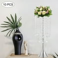 thumbnail image 3 of ToppiJoy 10 Pcs 27.5inch Silver Vase Wedding Luxurious Crystal Flower Stand Tabletop Flower Vase Wedding Party Birthday Engagements Decoration, 3 of 13