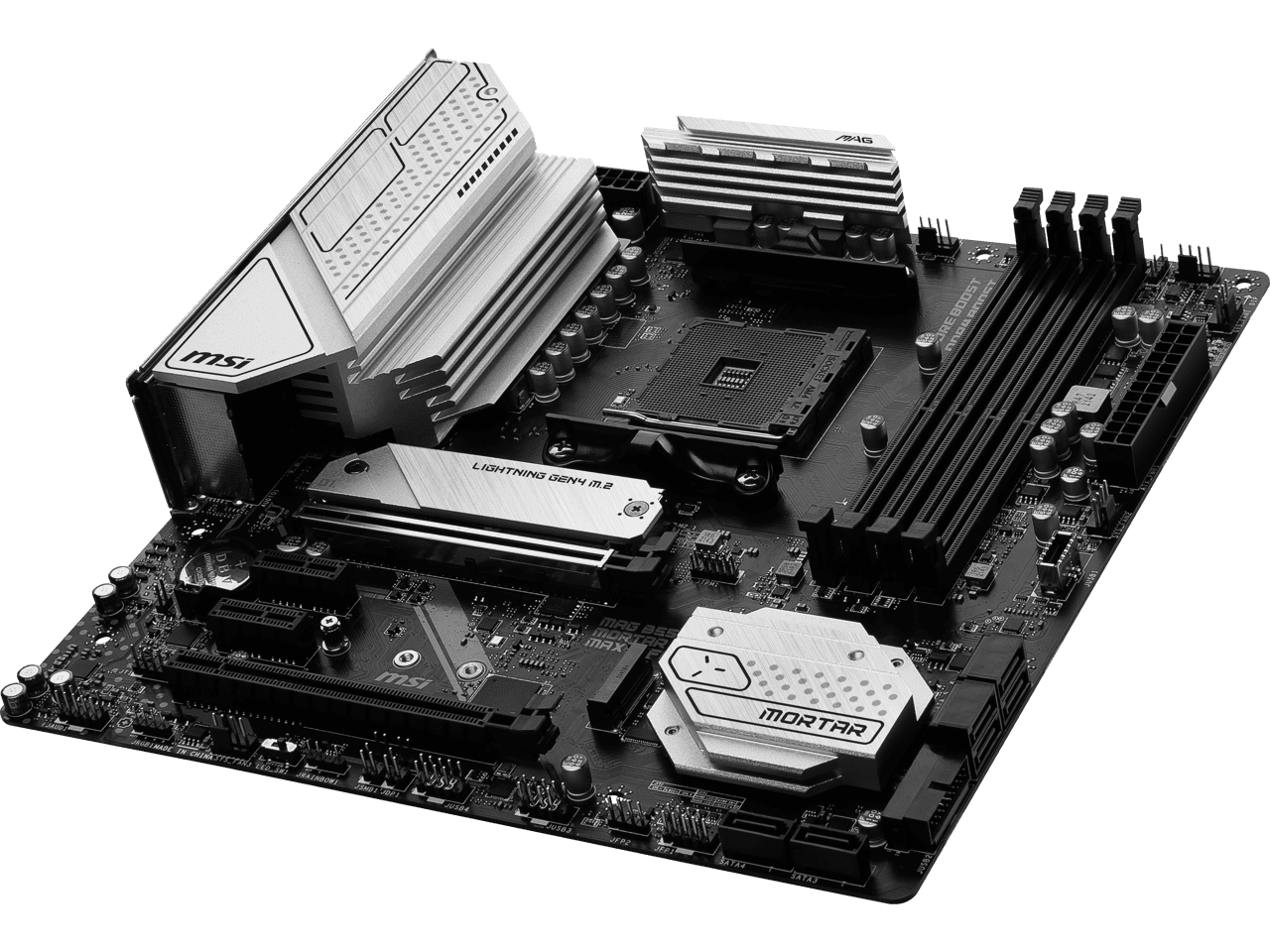 MSI MAG B550M MORTAR MAX WIFI DDR4 Gaming Motherboard, AMD, AM4