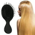 thumbnail image 3 of HHBEAUTY Mini Hair Brush, Detangling Hairbrush for Dry and Wet Hair, Small Size Travel Detangler Brush for Girls Boys Kids Women Men for All Hair Types, 3 of 9
