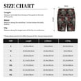 thumbnail image 6 of Daiia Skull and Red Roses Mens Woven Stretch Pajama Short,Short Pajama Pants-3X-Large, 6 of 9