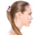 thumbnail image 4 of unbranded Scrunchie De Tela Con Flor Artificial En Color Ideal Para Uso Diario Y Fiesta, 4 of 6