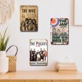 thumbnail image 3 of Póster Banda 3 Uds Placa Metal Vintage Pintura Hierro Rectangular 20x30cm Ygjytge, 3 of 9