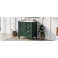 thumbnail image 5 of Miekor Furniture 30" Bathroom Vanity in Green, Modern Bathroom Cabinet with Sink Combo Set, Bathroom Storage Cabinet with a Soft Closing Door and 3 Drawers, Solid Wood Frame 13AAF, 5 of 9