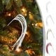 thumbnail image 1 of Decoración de ramas de árbol de Navidad doradas y rojas 33,4 pulgadas | Hojas de plástico realistas | Adorno navideño DIY flexible | Acabado mate y blanco nieve | Centro de mesa y atrezzo de corona, 1 of 6