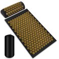 thumbnail image 4 of Colchoneta de masaje de yoga con almohada Cojín de pinchos para aliviar el dolor de acupresión (naranja) Likrtyny Para estrenar, 4 of 8