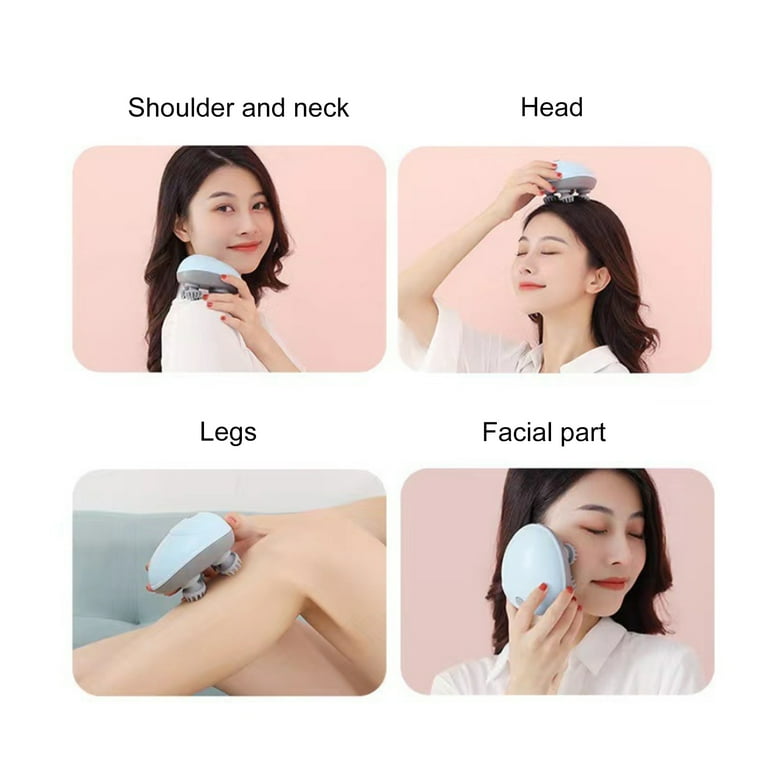 Portable Electric Scalp Massager by Anself Cordless Head Massager with 4  Kneading Heads for Relaxation - Walmart.com