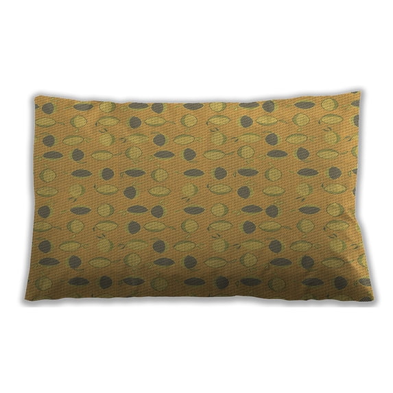 Ahgly Company Outdoor Rectangular Contemporary Lumbar Throw Pillow, 13 inch by 19 inch