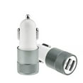thumbnail image 2 of 2.1A 1A Alloy 2 USB Ports 2 USB Universal Intelligent Charging Dual USB Car Charger for iPhone for Android Mobile Phone, 2 of 7