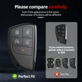 thumbnail image 2 of for Chevy Key Fob Cover with Keychain.TPU Keyshell No Screws Required for Installation. Compatible with 2021-2025 Silverado Sierra Tahoe GMC Yukon Suburban Denali (5-Buttons), 2 of 7