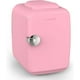thumbnail image 1 of Minirefrigerador CROWNFUL de 4 l/6 latas portátil (rosa), 1 of 8