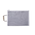 thumbnail image 2 of Transparent Mesh Handheld File Bag Large Capacity, Gaqring Multi Functional Storage Organizer Pencil Case Cosmetic Bag, A4 Size Nylon Mesh Zipper Toy Storage for Office Travel Home, White, 2 of 6