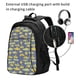 thumbnail image 2 of Easygdp Cartoon Submarines Mochila para Laptop de Viaje con Puerto USB, Mochila para Laptop con Puerto de Carga USB para Mujeres y Hombres, 2 of 7