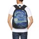 thumbnail image 4 of Balery The Starry Night Mochila para hombre y mujer - Tela Oxford 600D resistente - Gran capacidad, resistente al agua, ideal para la escuela, viajes y senderismo, 4 of 6
