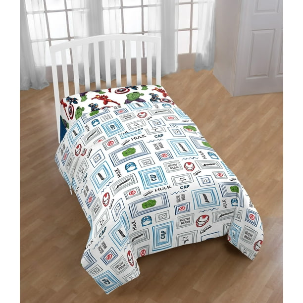 Marvel Avengers 'Hero Time' Bed Sheet Set - Walmart.com ...