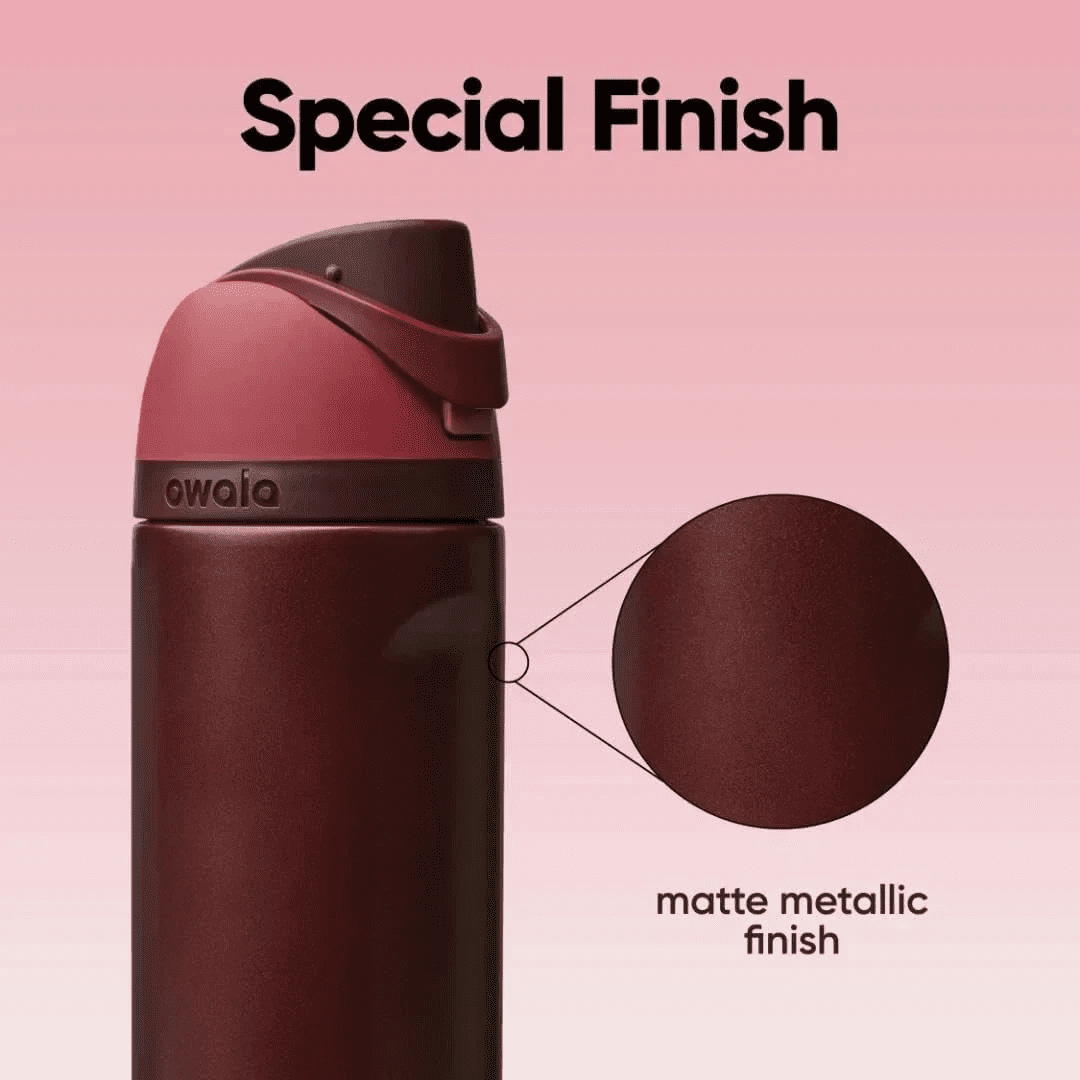 Owala Freesip 24oz Insulated Stainless Steel Water Bottle - Black