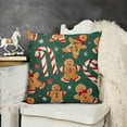 thumbnail image 2 of YINGXI Christmas and Pillow Covers, Colorful Happy Cute Celebration Graphic Cushion Throw Pillow Covers Outdoor Sofa Couch Pillowcase 22x22in, 2 of 5