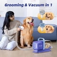 thumbnail image 2 of Kit de peluquería canina Buenkee con aspiradora para mascotas, color azul, 2 of 8