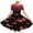 Red, variant on QIPOPIQ Girl's Summer Van Gogh Art 3D Print Crewneck Short Sleeve T-Shirt Swing Dress Clearance