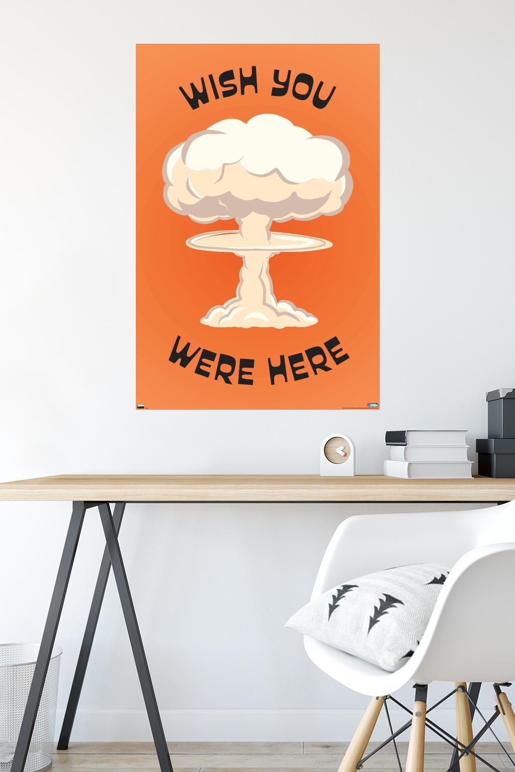 Well This Is Awkward - Wish You Were Here Wall Poster, 22.375" x 34"