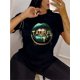 thumbnail image 1 of TAURUS Letter & Lips Graphic Print T-shirt, Short Sleeve Crew Neck Casual Top For Summer & Spring, Women's Clothing, 1 of 7
