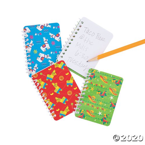 Fiesta Mini Spiral Notepads