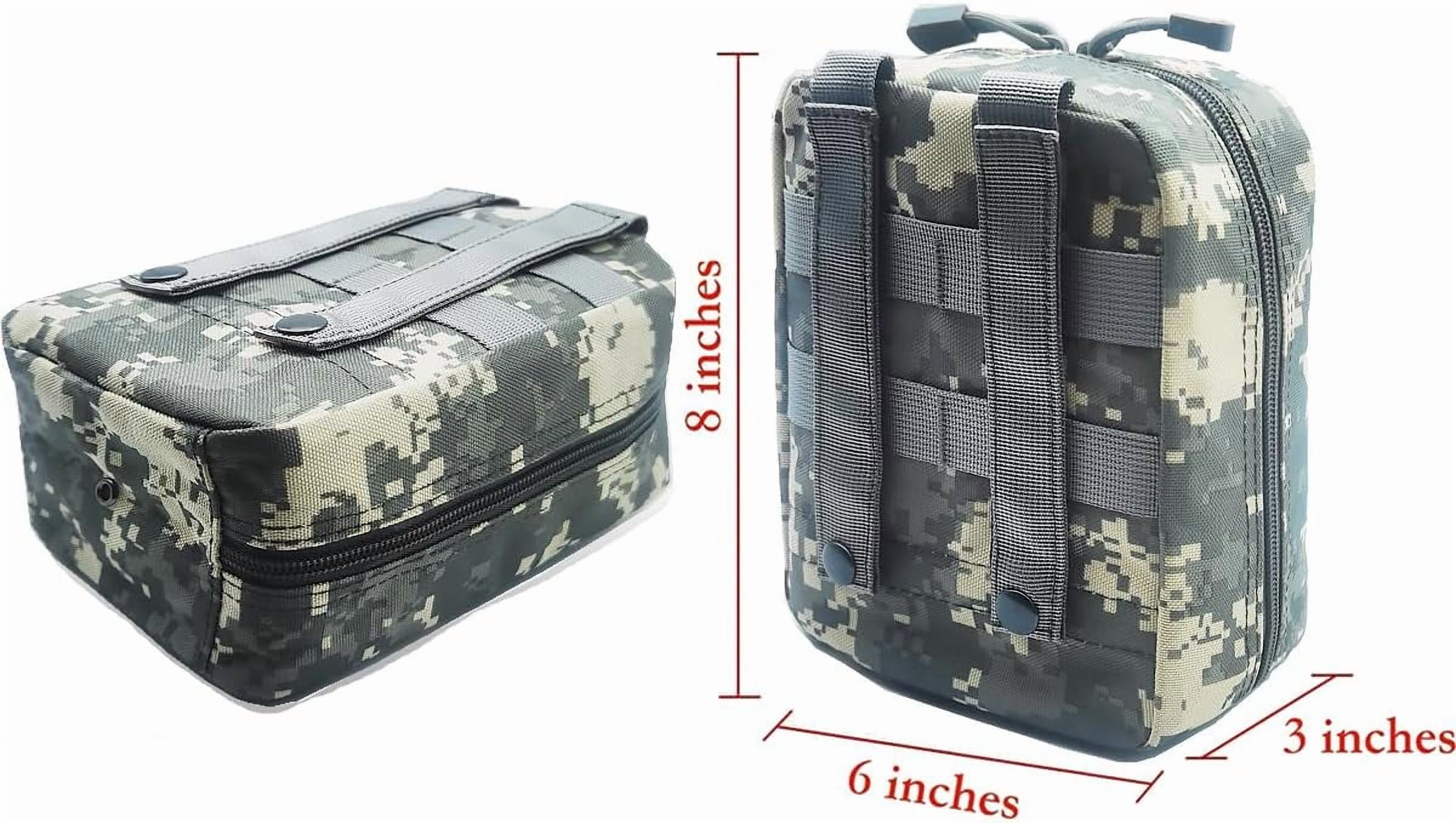 EMT MOLLE Ifak Pouch Tactical MOLLE Medical First Aid Kit Utility Pouch ACU Camouflage