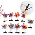 thumbnail image 6 of AOOOWER Pack of 24 Pinwheel Hair Clip Windmill Eye Catching Windmill Hair Embellishment, 6 of 13