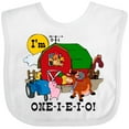 thumbnail image 3 of Inktastic One-i-e-i-o Boys or Girls Baby Bib, 3 of 4