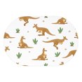 Super Absorbent Diatomaceous Earth Bath Mat Kangaroo With Animals And