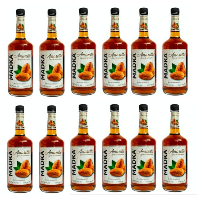 Pack de 12 Crema-Licor Madka Amaretto 1 L