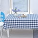 thumbnail image 1 of Mantel Midsummer Breeze Buffalo Plaid 140x220 cm azul marino, 1 of 6