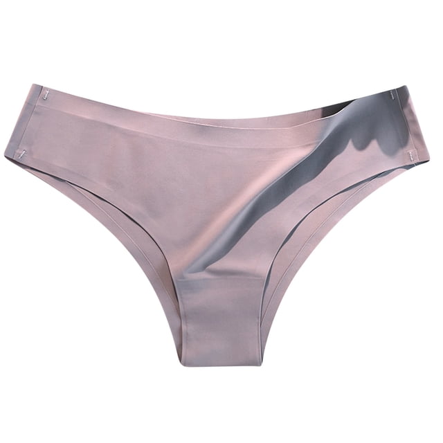 ABATAB Seamless Thongs for Women Low Waist No Show Panties Seamless Cotton Leakproof G-String Briefs