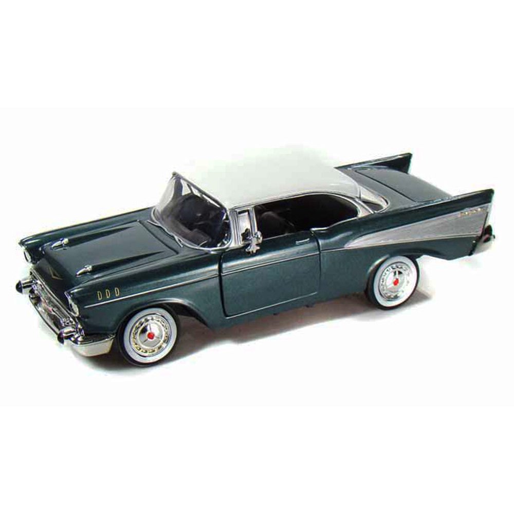 1957 Chevy Bel Air, Green Showcasts 73228 1/24 scale Diecast Model