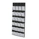 thumbnail image 1 of Organizador de zapatos colgante Sunnimix 24 bolsillos grandes de malla Blanco negro, 1 of 8