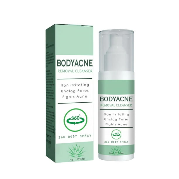 Back Acne Spray,Acne Relief Spray,Back Acne Serum,Body Moisturiser For Acne,Reduce Back Acne & Body Acne,Back Scrub Deep Cleansing,(120ml)