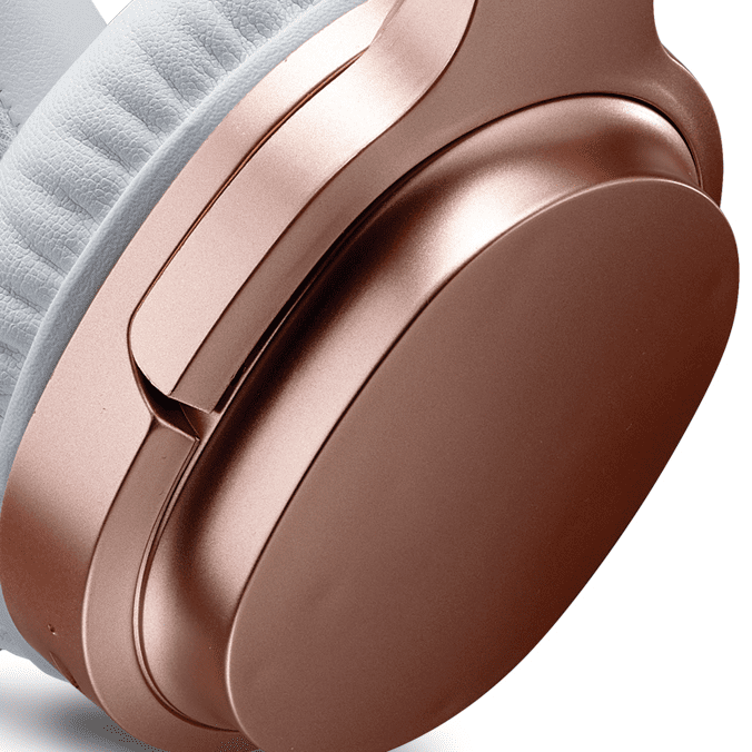 iLive Auriculares inalámbricos Bluetooth, micrófono incorporado, oro rosa  (IAHB239RGD)