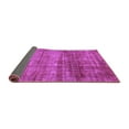 thumbnail image 2 of Ahgly Company Indoor Square Abstract Purple Modern Area Rugs, 4' Square, 2 of 4
