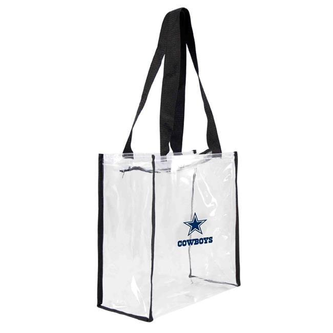dallas cowboys clear tote bag