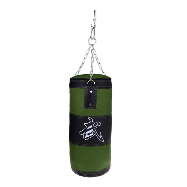 de boxeo duradero de arena de boxeo oliva Práctica de patadas Bolsa de entrenamiento de artes marciales Conjunto de cadenas colgantes Zulema Saco de arena de boxeo