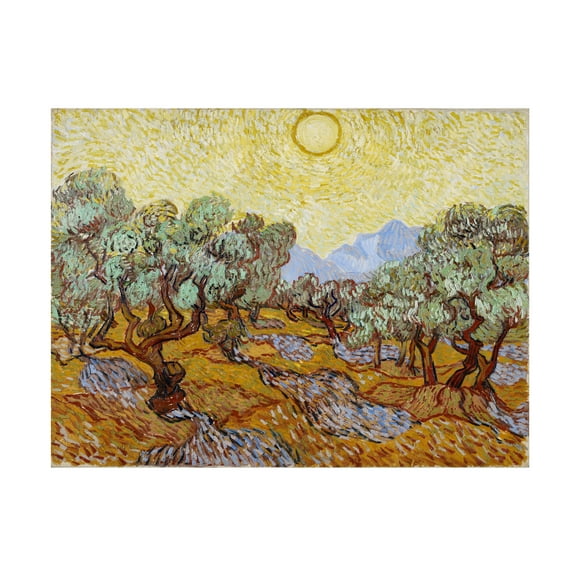 Vincent van Gogh 'Olive Trees 1889' Canvas Art