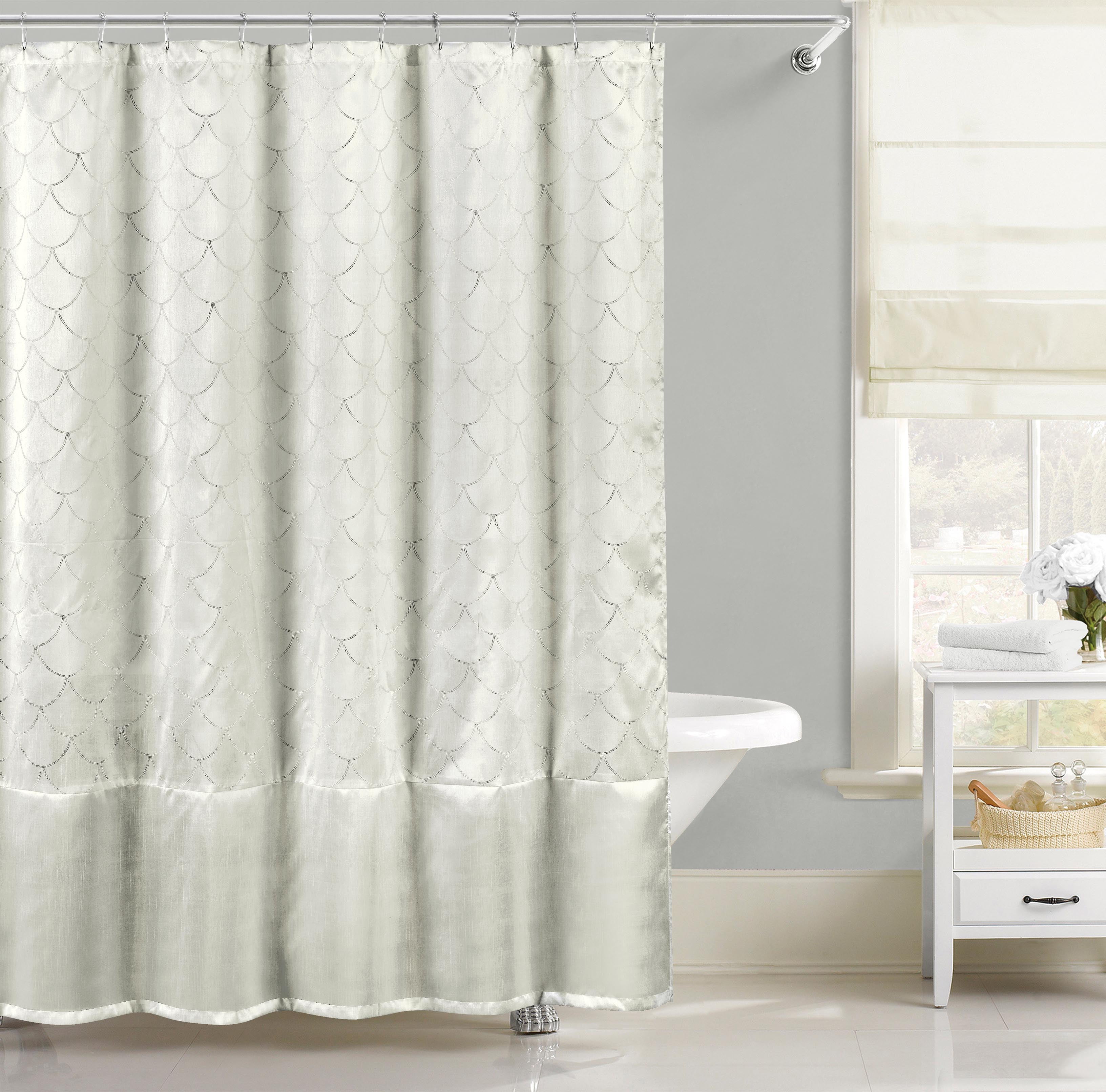 White Shower Curtain