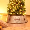 thumbnail image 5 of Gymax Galvanized Metal Christmas Tree Collar Skirt Ring Cover Holiday Decor Silver, 5 of 10