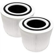 3-in-1 True HEPA Replacement Filter Compatible with Core 300 Air Purifier P350 Core 300-RF, 2 Packs