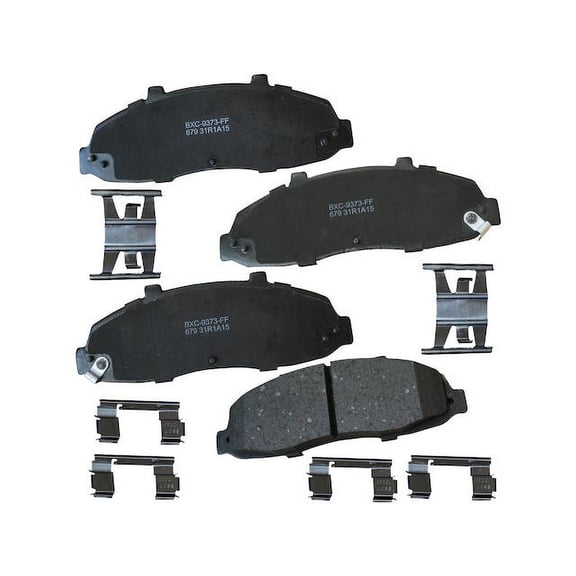 Front Brake Pad Set - Compatible with 1997 - 2003 Ford F-150 1998 1999 2000 2001 2002